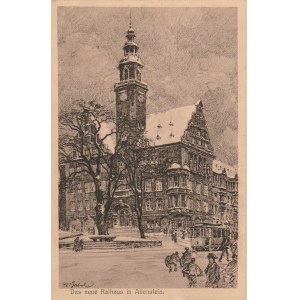 OLSZTYN. Das neue Rathaus in Allenstein, wyd. Karl Dangle, Allenstein, ok. 1915