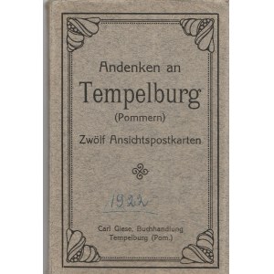 CZAPLINEK. Andenken an Tempelburg (Pommern). Zwölf Ansichtspostkarten, Wyd