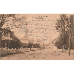 RESKO. Gruss aus Regenwalde / Schulstrasse, wyd. C. Witke, Regenwalde, ok. 1910