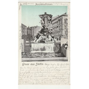 SZCZECIN. Monumentalbrunnen / Gruss aus Stettin, wyd. Verlag von S. Weil