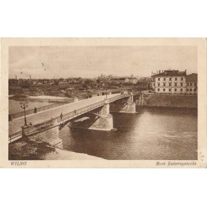 WILNO. Wilno / Most Zwierzyniecki, wyd. A. Fiałko, Wilno, ok. 1925; cz.-b.