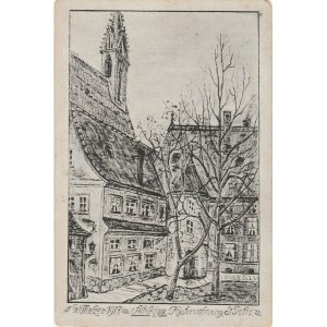 RYGA. W. Metzer r. 1917 / Alt _Riga: Küsterwohnung St. Petri, wyd. Merkert