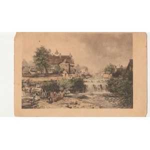 EUROPA. Wodospad, wyd. przed 1918; kolor., stan db, drobne zabrudzenia