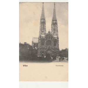 WIEDEŃ. Wien / Votivkirche, wyd. B.K.W.I., przed 1918; cz.-b., stan db