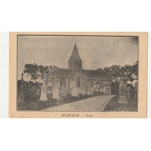 BELGIA. WERCKEN - Kerk, wyd. ok. 1915; cz.-b., stan db, z obiegiem