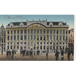 BRUKSELA. Bruxelles / Maison des Corporations, wyd. ok. 1917; kolor., stan db