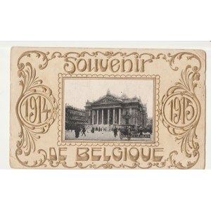 BRUKSELA. Souvenir / 1914 / 1915 / DE BELGIQUE, wyd. ok. 1917; cz.-b., stan db