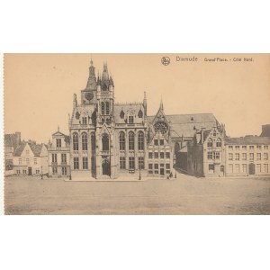 DIKSMUIDE. Dixmude / Grand'Place. -Côté Nord, wyd. Ern Thill, ok. 1917; cz.-b.