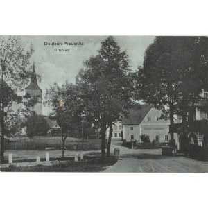 HAJNICE. Deutsch Prausnitz / Ortsplatz, wyd. Leop. Stumfol, Wien, ok. 1916; cz.