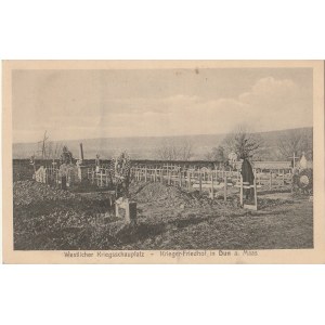 DUN. Westlicher Kriegsschauplatz - Krieger Friedhof in Dun a. Maas, wyd. Fotogr
