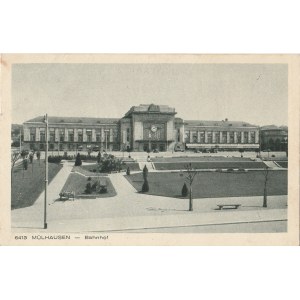 MILUZA. Mülhausen-Bahnhof, wyd. Braun, Co, Mülhausen, ok. 1940; cz.-b., stan db