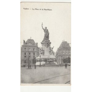 PARYŻ. PARIS / La Place de la République, wyd. przed 1939; cz.-b., stan db
