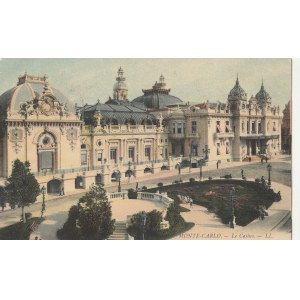MONAKO, MONTE-CARLO. MONTE-CARLO. Le Casino, wyd. przed 1918; kolor., stan bdb