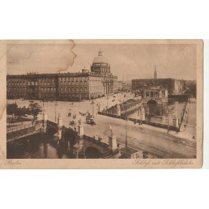 BERLIN. Berlin / Schloß mit Schloßbrücke, wyd. ok. 1917; Serie Rembrandt, cz.-b