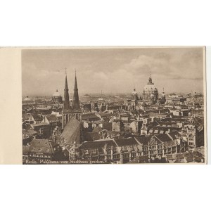 BERLIN. Berlin. Panorama vom Stadthaus gesehen, wyd. przed 1918; cz.-b.