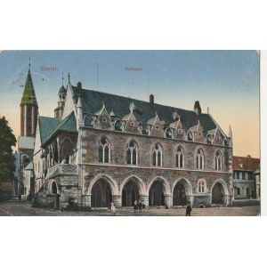 GOSLAR. Goslar. Rathaus, wyd. H. Lederbogen, Halberstadt, ok. 1919; kolor.