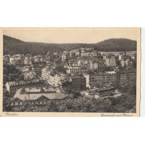 KARLSBAD. Karlsbad / Gartenzeile und Westend, wyd. L. W. K., przed 1939; cz.-b.