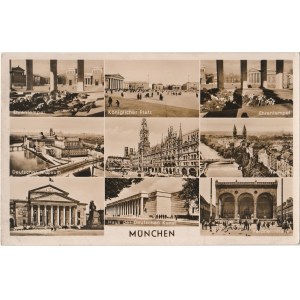 MONACHIUM. München / Ehrentempel / Königlicher Platz / Deutsches Museum 