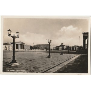 MONACHIUM. München. Königsplatz, wyd. Echte Photographie, ok. 1938; cz.-b.