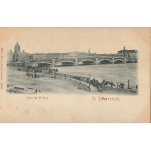 PETERSBURG. Pont de Nicolas / St. Pétersbourg, wyd. Stengel & Co.