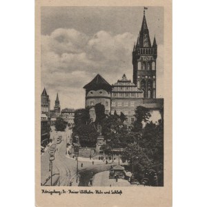 KRÓLEWIEC, KALININGRAD. Königsberg i Pr. Kaiser Wilhelm Platz und Schloß, wyd