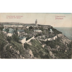 SEWASTOPOL. Sébastopol. Le couvent St. George, wyd. ok. 1910; kolor., stan db