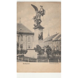 BUDAPESZT. Budapest. Honvéd-szobor, wyd. ok. 1906; cz.-b., stan db