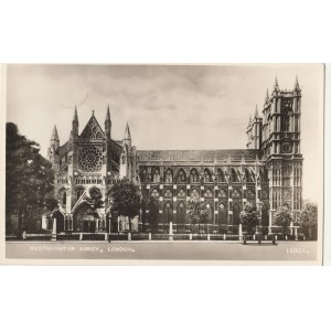 LONDYN. WESTMINSTER ABBEY LONDON, wyd. Valentine & Sons LTD, Dundee and London