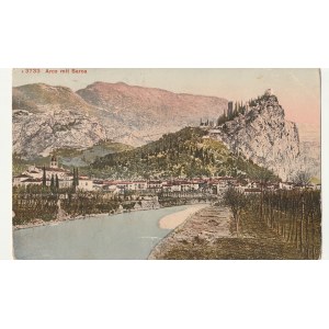 ARCO. 3733 Arco mit Sarca, wyd. Photoglob, Zurych, ok. 1911; kolor., stan dobry
