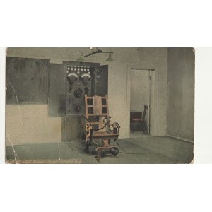 TRENTON. Electrics Chair la State Prison: Trenton, wyd. Trenton, przed 1939