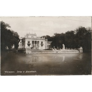 WARSZAWA. Warszawa. Pałac w Łazienkach, wyd. ok. 1935; stan db, fot. cz.-b.
