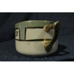 GRUDZIĄDZ. Kubek porcelanowy z uchem, widok -kolor; st. bdb., wys.: ok. 40 mm