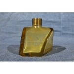 FLAKON. Flakon na perfumy szkło kolorowe (żółte); st. bdb, wys.: ok. 80 mm, wym