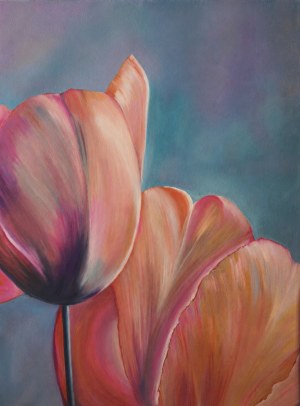 Anna KOŁAKOWSKA (ur. 1982), Pink tulips, 2026