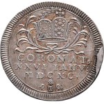 Josef I., 1705 - 1711, Medailka na korunovaci v Augsburgu, 26.I.1690 -