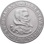 Valdštejn Albrecht, 1624 - 1634, Kazda - "čtyřtolarová" pamětní medaile b.l. (1993) -