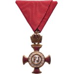 Rakousko - Uhersko, František Josef I., 1848 - 1916, Zlatý zásl.kříž s korunou, Marko.138p, VM2.6-C