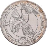 Praha - novoročenky In nummis veritas - Vladimír Oppl, PF 2003 - 750 let nástupu Přemysla Otakara I