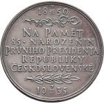 Československo - medaile s portrétem T.G.Masaryka, Španiel - na 85.narozeniny 1935 - poprsí zprava,