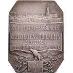 Střelecké medaile, plakety a odznaky, Frankfurt nad Mohanem 1912 - Pruský princ Heinrich