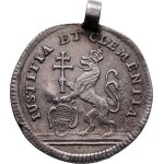 Marie Terezie, 1740 - 1780, AR menší jeton na korunovaci v Praze 12.V.1743 -