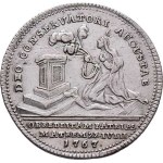 Marie Terezie, 1740 - 1780, Widemann - menší jeton na uzdravení od neštovic 1767