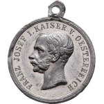 František Josef I., 1848 - 1916, Nesign.- upomínka na lidovou slavnost ve Vídni 1864 -