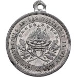František Josef I., 1848 - 1916, Nesign.- upomínka na lidovou slavnost ve Vídni 1864 -