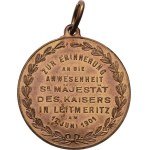 František Josef I., 1848 - 1916, Christlbauer - návštěva v Litoměřicích 17.VI.1901 -
