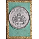 František Josef I. a Alžběta Bavorská, Sebald a Drentwett - cín.svatební medaile 24.4.1854 -