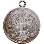 Alžběta, manželka Františka Josefa I., 1837 - 1898, Nesign. - miniaturní medailka b.l. - portrét zl