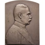 Arcivévoda František Ferdinand, 1863 - 1914, Marschall - jednostranná plaketa 1914 - poprsí