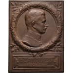 Karel I., 1916 - 1918, Kautsch - jednostranný odražek nástupní plakety 1916