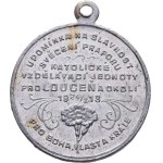 Církevní medaile - katolické jednoty a spolky, Loučeň a okolí 1913 - svěcení praporu Katolické